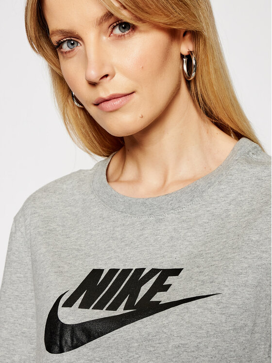 Nike T shirt Sportswear Essential BV6175 Grigio Loose Fit Modivo