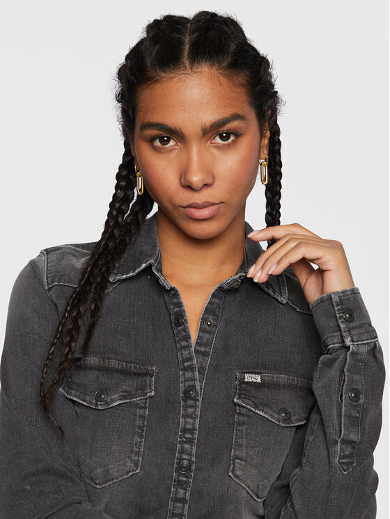 Camicia di jeans Lucinda 60474 14850 Grigio Slim