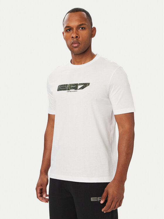 EA7 Emporio Armani EA7 Emporio Armani T-Shirt 7M002128 AF12503 U0002 Weiß Regular Fit