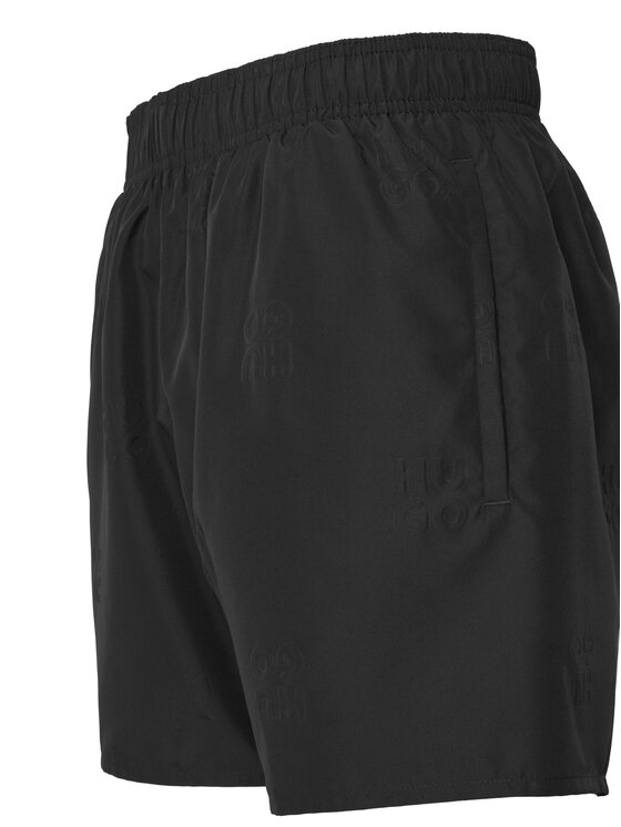 HUGO HUGO Szorty kąpielowe Tonal 50561222 Czarny Regular Fit