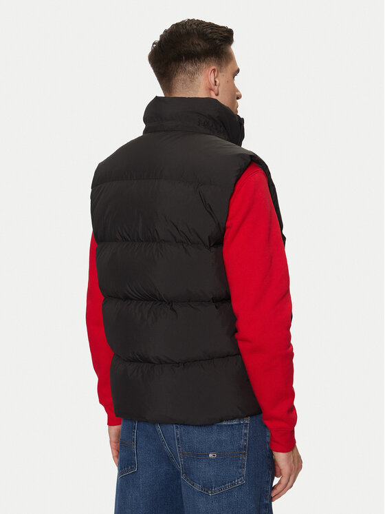 Tommy Jeans Tommy Jeans Weste Essential DM0DM20465 Schwarz Regular Fit