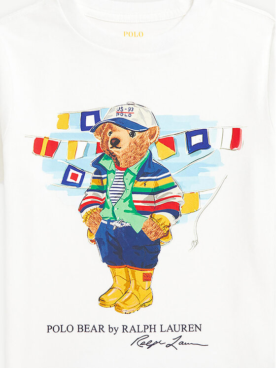 Polo Ralph Lauren Polo Ralph Lauren T-shirt 322958332001 Bijela Regular Fit