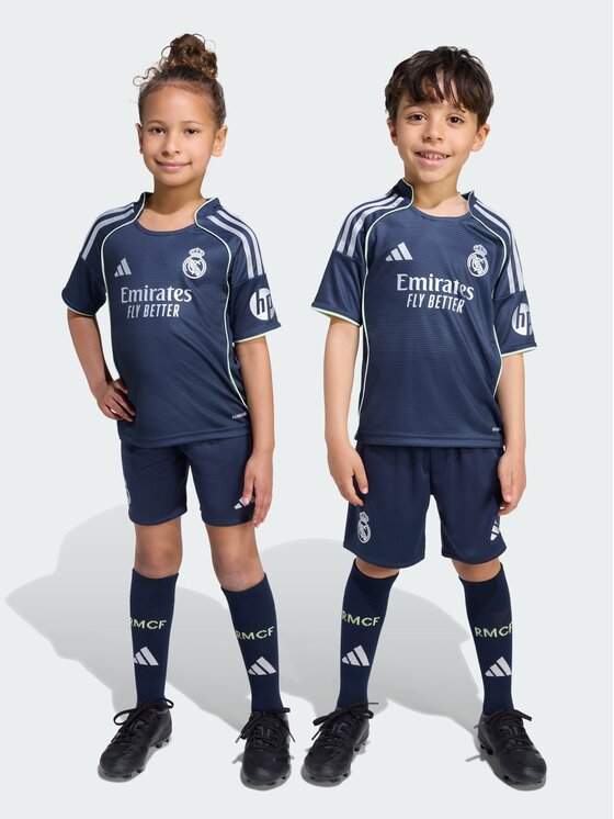 adidas adidas Komplet sportowy Real Madrid 25/26 Away Mini Kit Kids Niebieski jasny Regular Fit