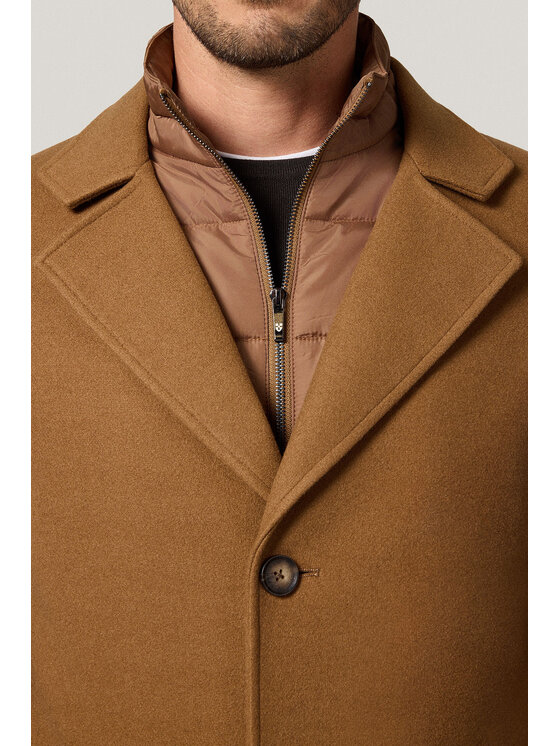 Próchnik Próchnik Płaszcz PM4 PC073225000022 Beżowy Regular Fit