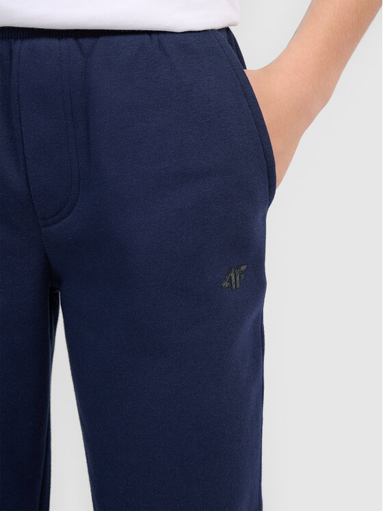 4F 4F Spodnie dresowe 4FJWMM00TTROM1840-31S Granatowy Jogger Fit