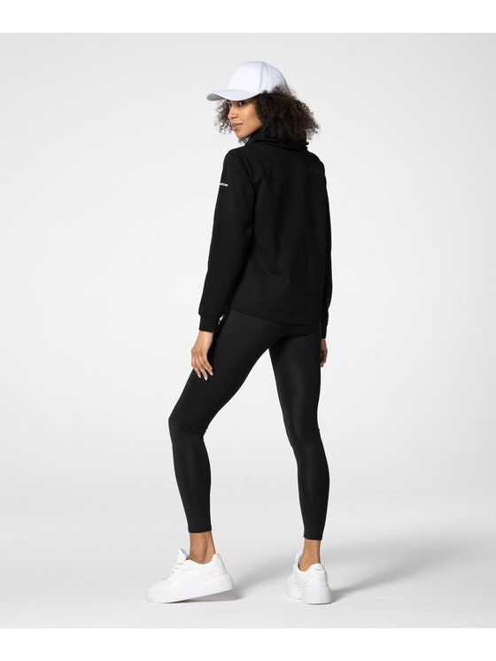Carpatree Carpatree Bluza LooseNeck Czarny Relaxed Fit