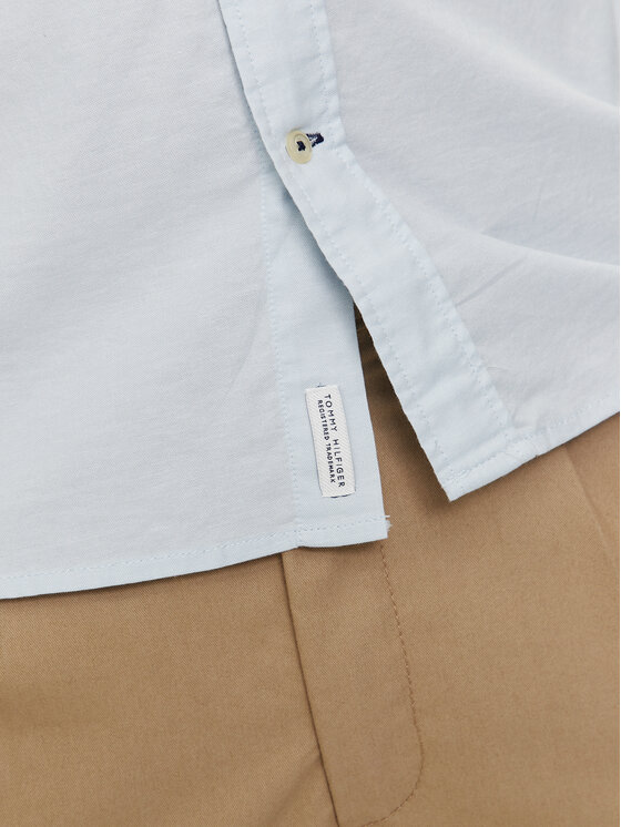 Tommy Hilfiger Tommy Hilfiger Koszula Oxford MW0MW25037 Błękitny Regular Fit