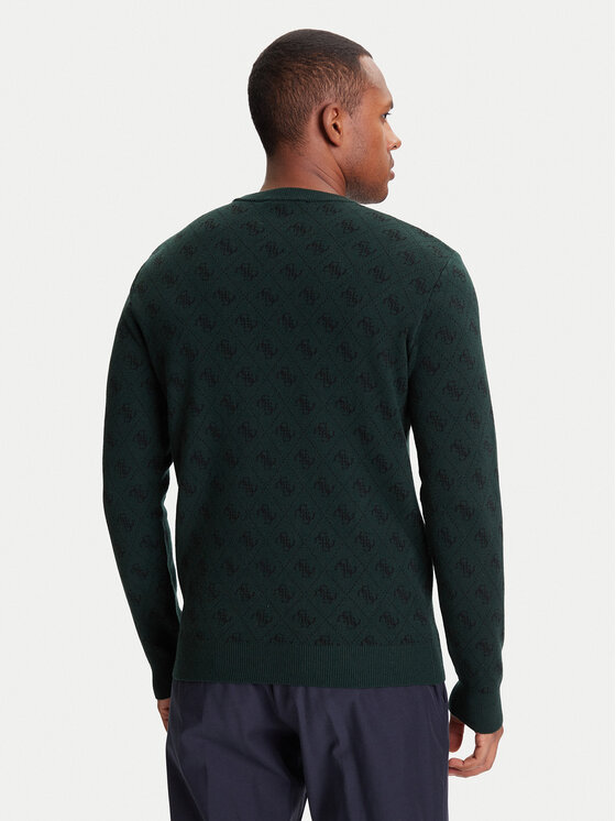 Guess Guess Sweater M5YR10 Z3OE2 Zöld Reglan Fit