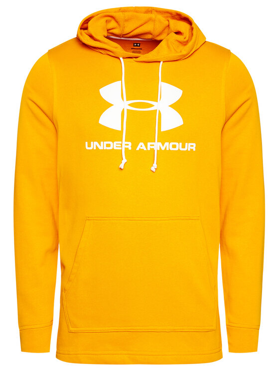 Under Armour Felpa Ua Sportstyle Terry Logo 1348520 Giallo Loose Fit Modivo