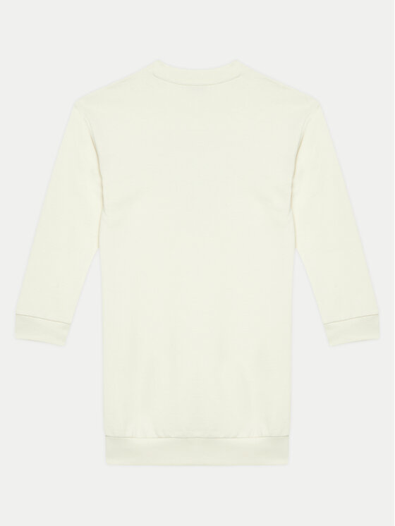 Guess Guess Vsakodnevna obleka J3YK20 KA6R3 Écru Regular Fit