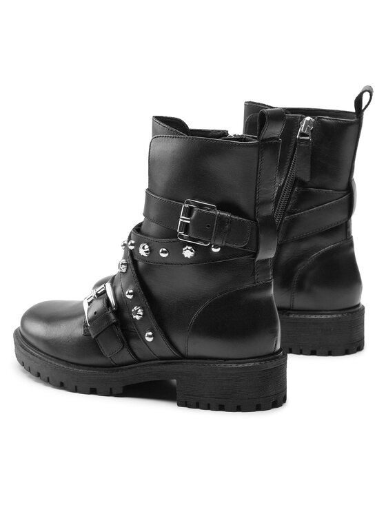 Geox Geox Polokozačky D Hoara C D26FTC 00043 C9999 Černá