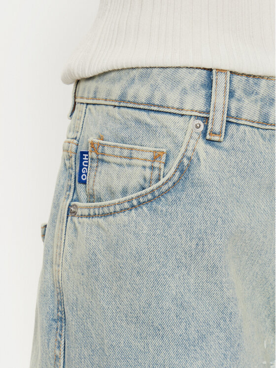 HUGO HUGO Jeans hlače Getara_2_B 50531711 Modra Baggy Fit