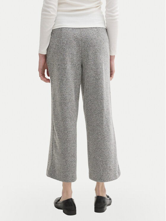 Tom Tailor Tom Tailor Kalhoty culottes 1044270 Šedá Relaxed Fit
