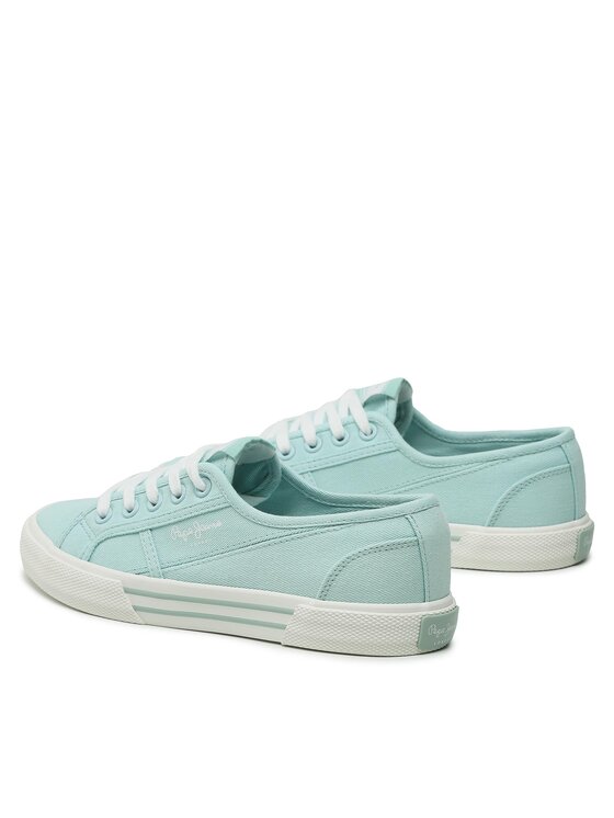 Pepe Jeans Pepe Jeans Tenisówki Brady Basic W PLS31287 Turkusowy