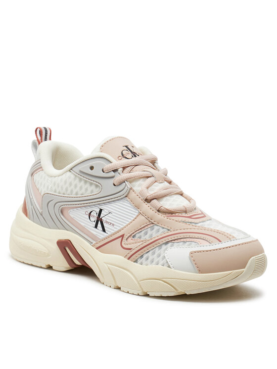 Calvin Klein Jeans Calvin Klein Jeans Superge Retro Tennis Low Lace Mh Ml Met YW0YW01373 Bela