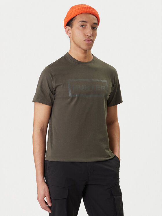 Hunter Hunter Póló Halton HARM0019252 Zöld Regular Fit