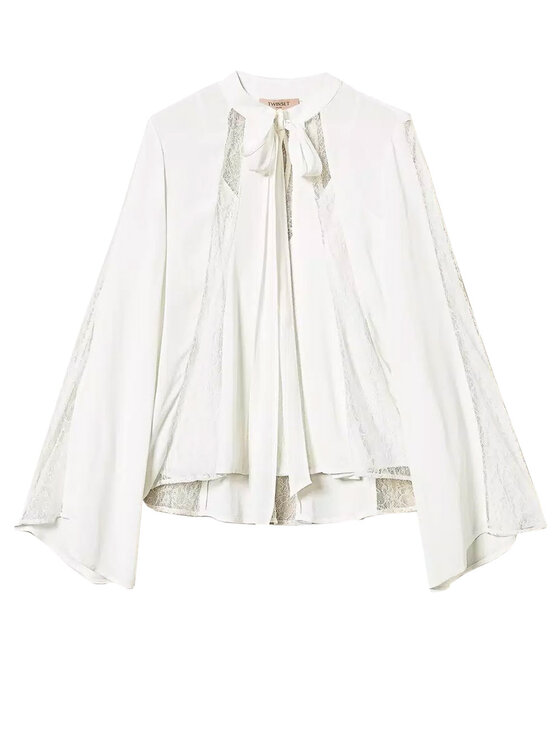 TWINSET TWINSET Τσόκερ 251tp2413-00282 Λευκό Regular Fit