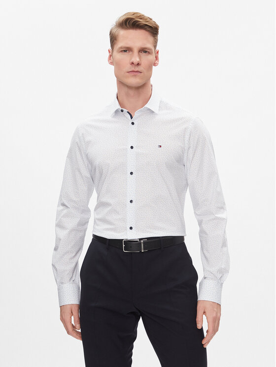Tommy Hilfiger Tommy Hilfiger Cămașă MW0MW33836 Albastru Slim Fit