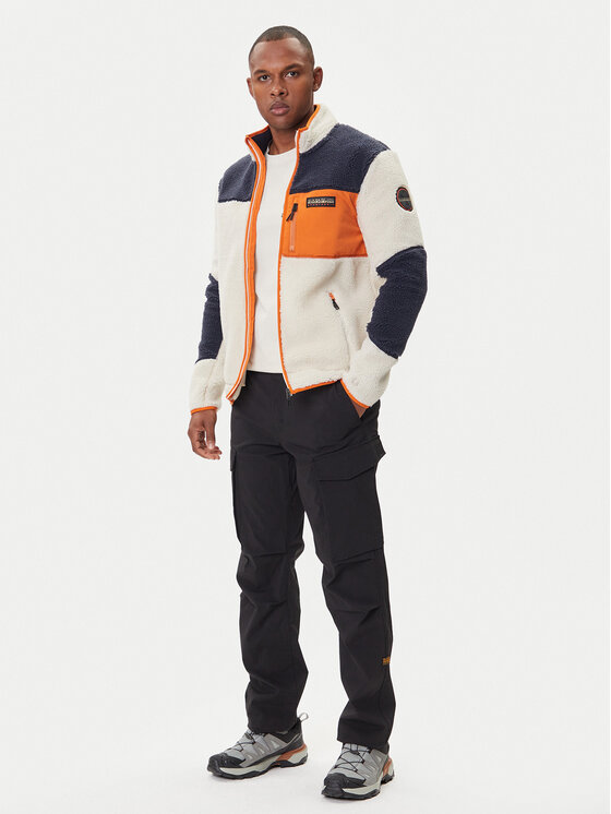 Napapijri Napapijri Fleecejacke Yupik NP0A4GNT Beige Regular Fit