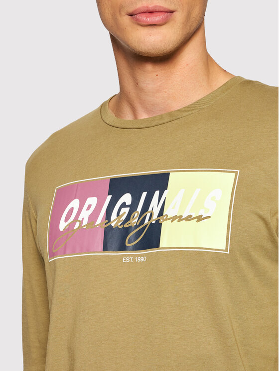 Longsleeve Mason 12196647 Verde Standard Fit