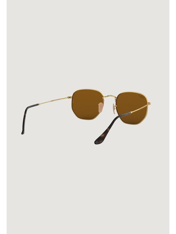 Ray-Ban Ray-Ban Okulary przeciwsłoneczne HEXAGONAL – UNISEX Złoty