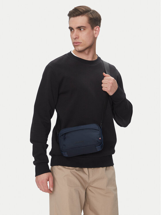 Tommy Hilfiger Tommy Hilfiger Crossover torbica Th Colour Ew Reporter AM0AM13219 Tamnoplava