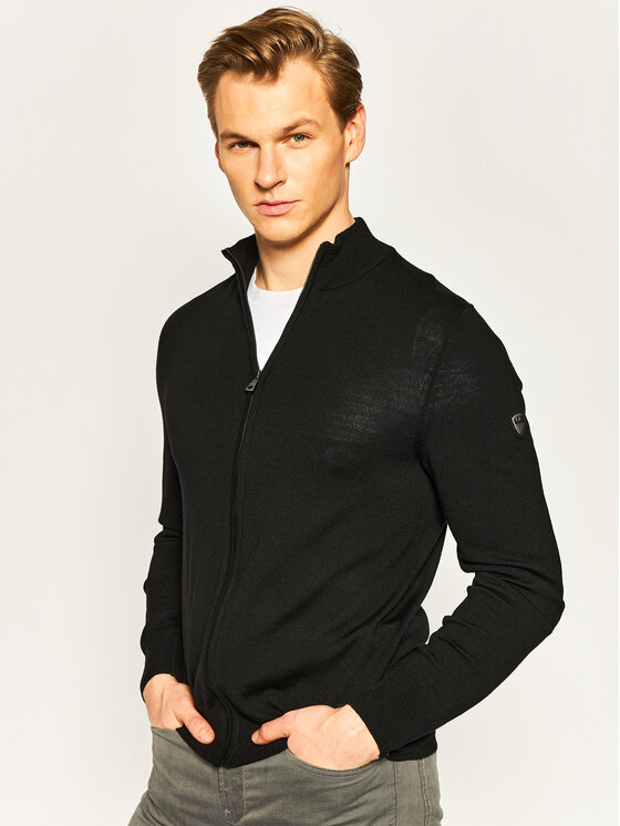 Maglione 8NPEZ1 PM62Z 1200 Nero Regular Fit