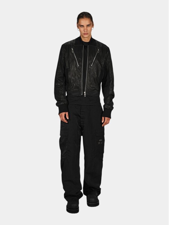 MADE BY SOCIETY MADE BY SOCIETY Spodnie materiałowe Pantaloni WIDE LEG - P17741 Czarny Basic Fit
