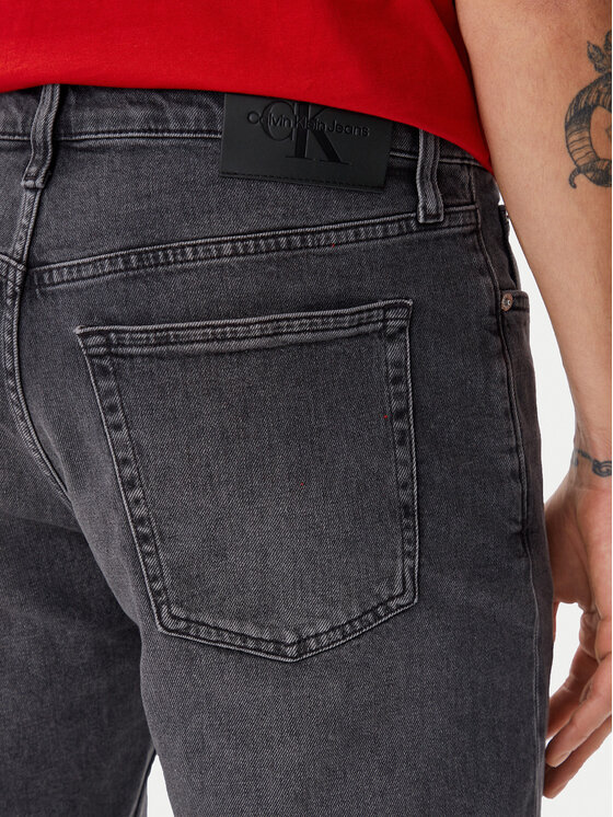 Calvin Klein Jeans Calvin Klein Jeans Farmer rövidnadrág J30J327515 Szürke Slim Fit