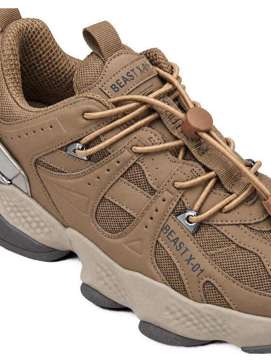 Plein Sport Plein Sport Sneakersy 31534 Brązowy