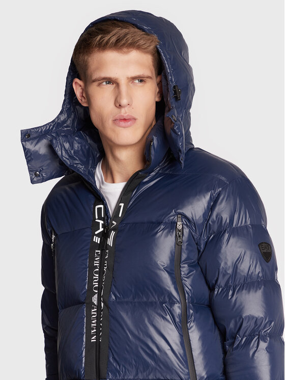EA7 Emporio Armani EA7 Emporio Armani Kurtka puchowa 6LPB01 PNR4Z 1554 Granatowy Regular Fit