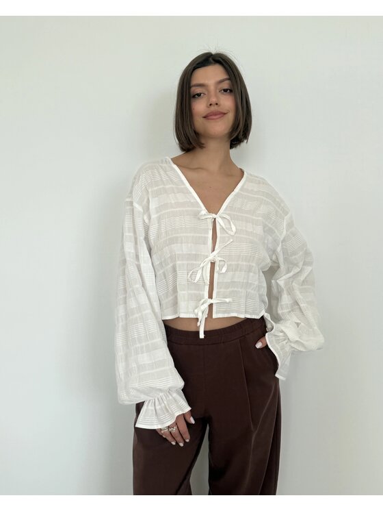 Le Songe Le Songe Koszula RORI Biały Basic Fit