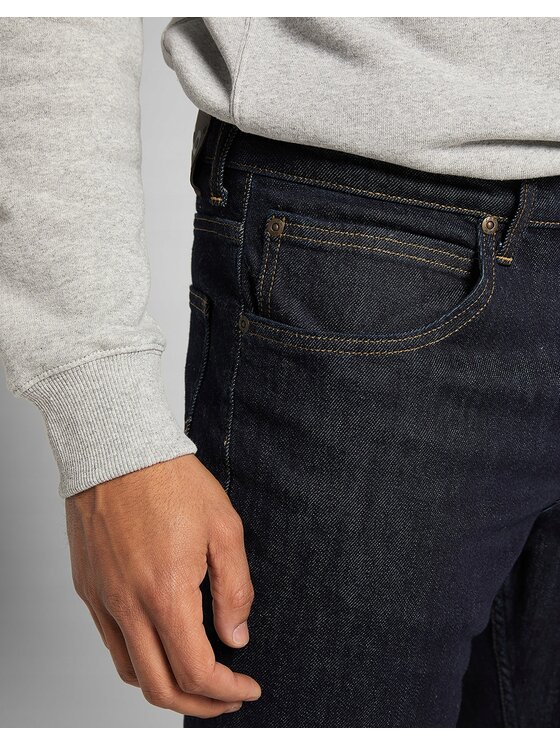 Lee Lee Jeansy Brooklyn Straight Niebieski Regular Fit