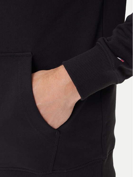 Tommy Hilfiger Tommy Hilfiger Džemperis Brand Love MW0MW40534 Juoda Regular Fit