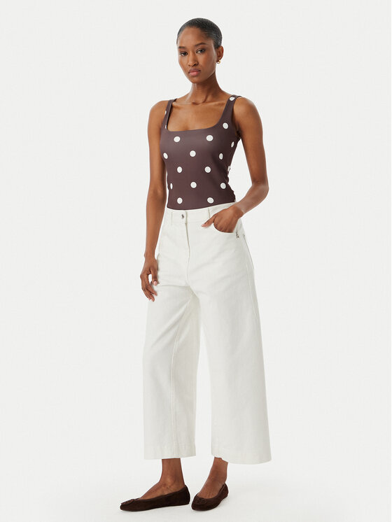 Vero Moda Vero Moda Marškinėliai Million 10305800 Ruda Regular Fit