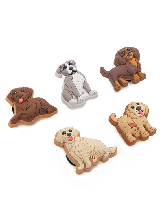 Crocs Crocs Okrasek za obutev DOGGIE DOODLE 5 PACK 10015106 Rjava