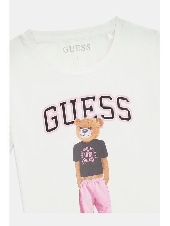 Guess Kids Guess Kids Tank top 183786 Bílá Classic Fit