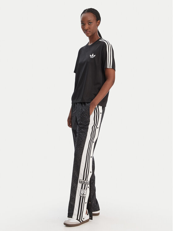 adidas adidas Tričko Firebird KD5574 Čierna Loose Fit