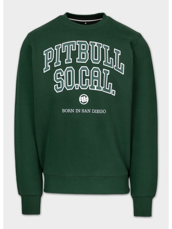 PITBULL PITBULL Bluza SO CAL Zielony Regular Fit