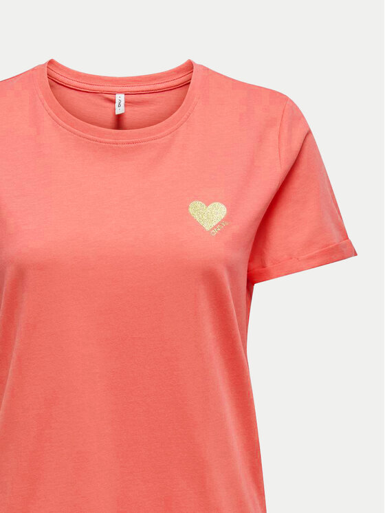 ONLY ONLY Tricou Kita 15244714 Roz Regular Fit