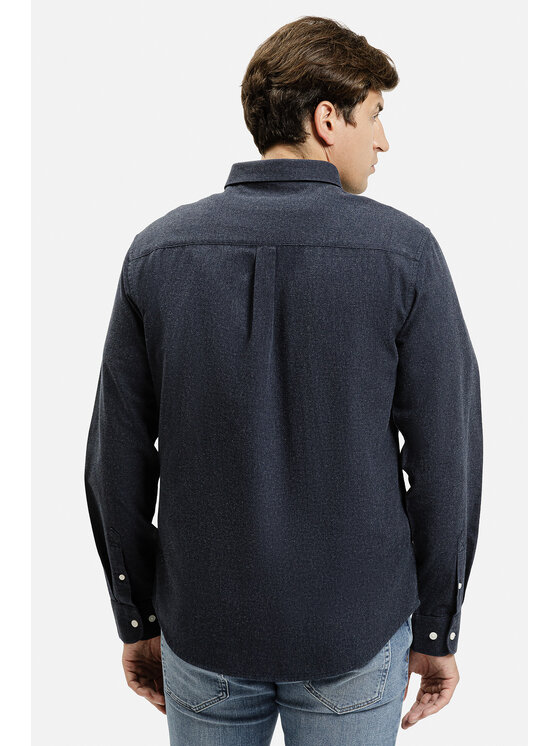 Cross Jeans Cross Jeans Koszula 35622-200 Niebieski Regular Fit