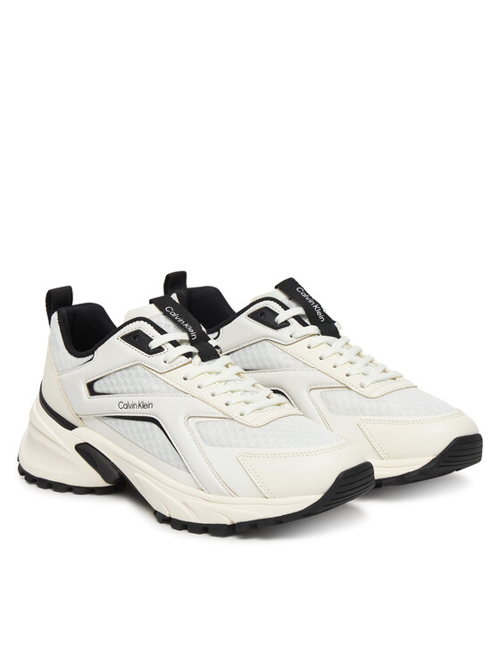Calvin Klein Calvin Klein Sneakersy Hike Run Ckstripe Mesh HW0HW03002 Bílá