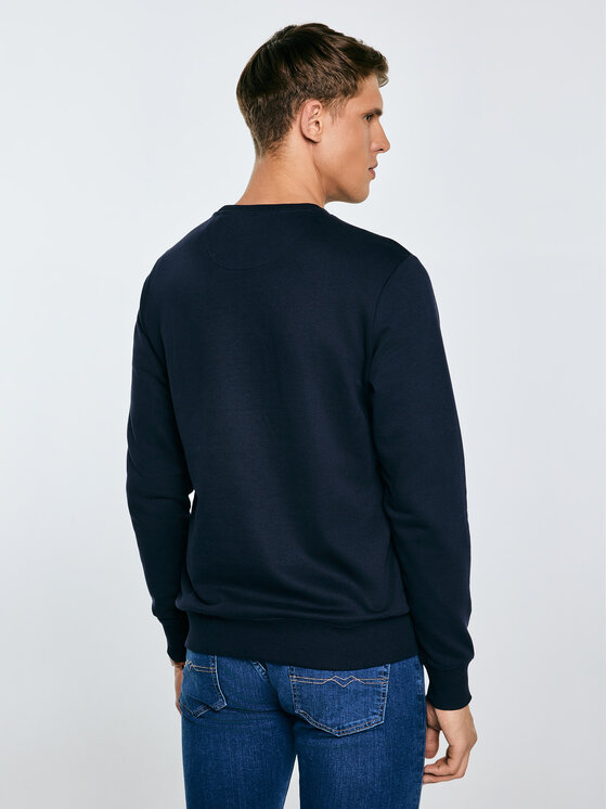 BIG STAR BIG STAR Bluza I Granatowy Basic Fit