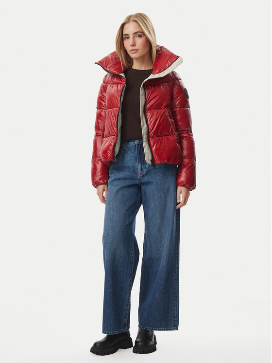 Save The Duck Save The Duck Zimska jakna D39370W LOVE21 Bordo rdeča Regular Fit