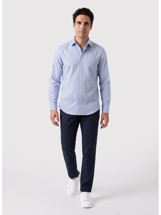 Pako Lorente Pako Lorente Koszula P26WN-1X-029 Niebieski Slim Fit