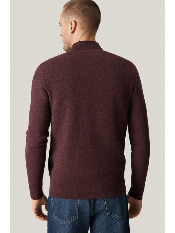 Próchnik Próchnik Kardigan PM19 SW073225000126 Bordowy Regular Fit