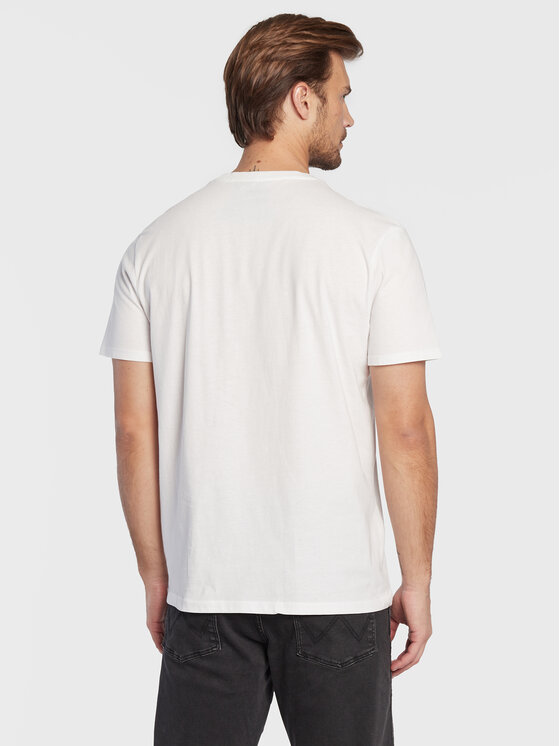 Wrangler Wrangler Komplet 2 t-shirtów W1G9DH989 112321454 Biały Regular Fit