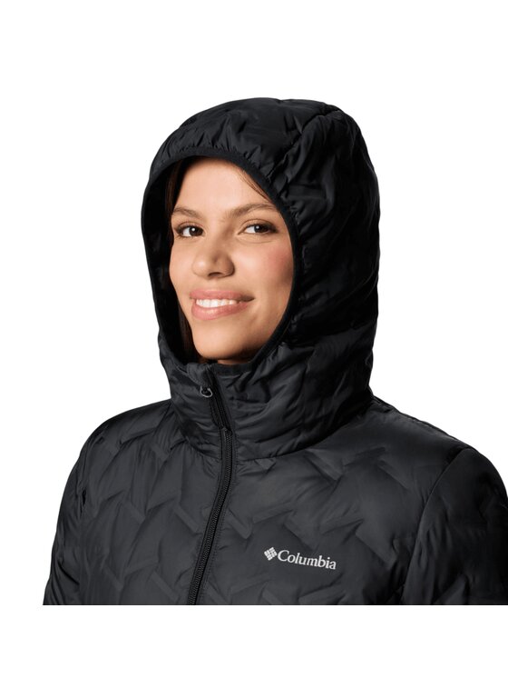 Columbia Columbia Kurtka przejściowa Delta Ridge II ong Down Jacket 208821301 Czarny Regular Fit