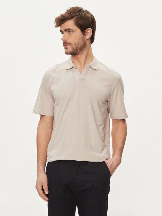 Jack & Jones Tricou polo Summer 12246712 Gri Regular Fit