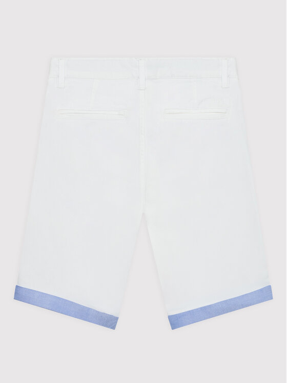 Pantaloncini di tessuto L2RD02 WEHD0 Bianco